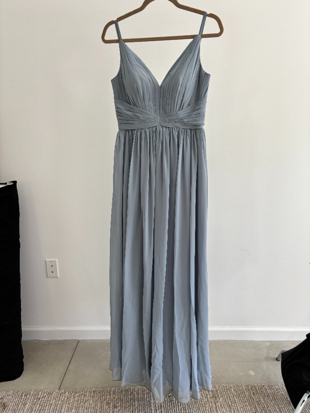JJ's House Steel Blue Bridesmaid Gown
